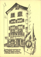 11533198 Zuerich Restaurant Kaisers Reblaube Goethe Stuebli Turmuhr Kuenstlerkar - Autres & Non Classés