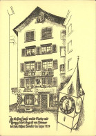 11533198 Zuerich Restaurant Kaisers Reblaube Goethe Stuebli Turmuhr Kuenstlerkar - Sonstige & Ohne Zuordnung