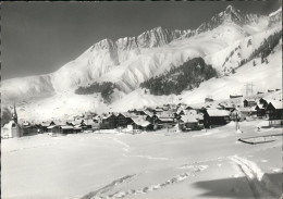 11532914 Sedrun Ortsansicht Mit Kirche Wintersportplatz Buendner Oberland Sedrun - Other & Unclassified