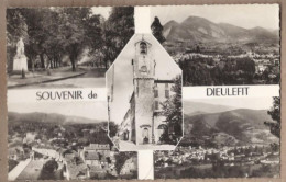 CPSM 26 - DIEULEFIT - SOUVENIR DE - TB CP Multivue Dont Place Eglise , Vues Générales , Rue Centre Etc... - Dieulefit