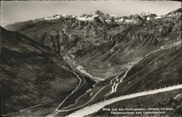 11528580 Gletsch Blick Von Der Furkastrasse Grimsel Finsteraarhorn Lauteraarhorn - Altri & Non Classificati