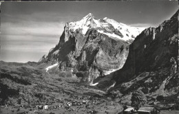 11528477 Grindelwald Panorama Mit Wetterhorn Berner Alpen Grindelwald - Autres & Non Classés
