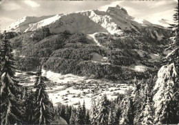 11528344 Klosters GR Panorama Luftseilbahn Klosters Gotschnagrat Parsenn Winters - Autres & Non Classés