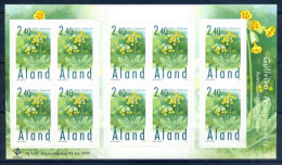 Aland 1999 / Flowers Booklet MNH Flores Carnet Blumen Fleurs / Mp18  38-57 - Sonstige & Ohne Zuordnung