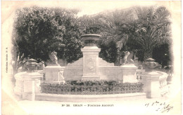 CPA Carte Postale Algérie  Oran Fontaine Aucourt 1902  VM80587 - Oran