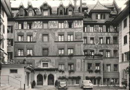 11524319 Luzern LU Hotel Balance Fassadenmalerei Luzern - Autres & Non Classés