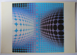 ARTS - TABLEAU - Vasarely - "Ond" - Malerei & Gemälde