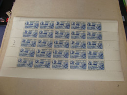 N° 607 En Feuille  De  25 Timbres Entières Neuves - Ganze Bögen