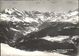 11524113 Montana Crans Vue Sur Les Alpes Alpenpanorama Wintersportplatz Montana - Andere & Zonder Classificatie