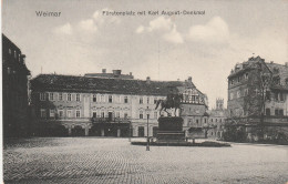 0-5300 WEIMAR, Fürstenplatz Mit Karl - August - Denkmal, 1907 - Weimar