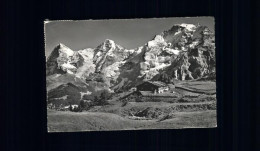 11523851 Grindelwald Alphuette Mit Eiger Moench Jungfrau Berner Alpen Grindelwal - Sonstige & Ohne Zuordnung