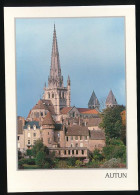 CPSM / CPM 10.5 X 15 Saône Et Loire AUTUN Cathédrale Saint-Lazare (XII° Siècle) - Autun