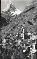 11523822 Zermatt VS Ortsansicht Mit Kirche Matterhorn  - Sonstige & Ohne Zuordnung