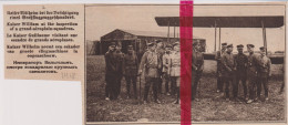 Oorlog Guerre 14/18 - Visite Kaiser Wilhelm à Escadre - Orig. Knipsel Coupure Tijdschrift Magazine - 1918 - Ohne Zuordnung