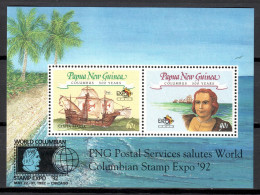 Papua New Guinea 1992 / Ships Columbus MNH Barcos Cristóbal Colón Schiffe Bateaux / Hp53  7-14 - Schiffe