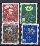 T3665 - SUISSE SWITZERLAND Yv N°493/96 ** Pro Juventute - Unused Stamps