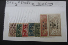 CILICIE N°89 à 95 NEUF* TB COTE 25 EUROS VOIR SCANS - Unused Stamps