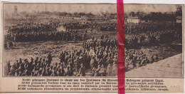 Oorlog Guerre 14/18 - 50000 Prisonniers Italiens Gevangenen - Orig. Knipsel Coupure Tijdschrift Magazine - 1917 - Unclassified