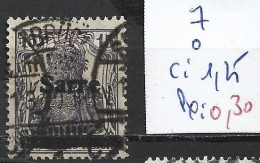 SARRE 7 Oblitéré Côte 1.25 € - Used Stamps