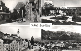 HALL IN TIROL, MULTIPLE VIEWS, ARCHITECTURE, TOWER, CHURCH, PARK, MOUNTAIN, AUSTRIA, POSTCARD - Hall In Tirol