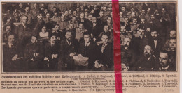 Rusland Russie - Réunion Du Comité Des Ouvriers - Orig. Knipsel Coupure Tijdschrift Magazine - 1917 - Zonder Classificatie