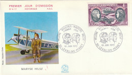 ///   FRANCE ///     ,premier Jour    -- AVIATION --   Premier Jour   HELENE BOUCHER - 1970-1979