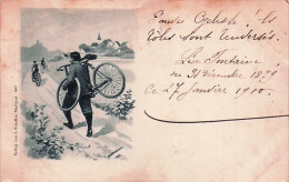 Sports- Cyclisme - Illustrateur -  Pauvre Cycliste ! 1898 - Cyclisme