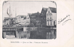 MALINES - MECHELEN - Quai Au Sel - Vieilles Maisons - 1903 - Mechelen