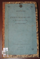 LE PREVOST Dictionnaire Des Anciens Noms De Lieu Du Dpt De L'EURE 1839 E.O. RARE - 1801-1900