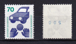 Bund 773 A  Rollenanfang Blaue Nr. 500 Unfallverhütung 70 Pf Postfrisch - Rollo De Sellos