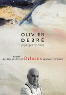 Olivier DEBRE Paysage De Loire Musée Des Beaux Arts D'ORLEANS (scan Recto-verso) QQ 1108 - Peintures & Tableaux