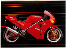 MOTO DUCATI 851 (scan Recto-verso) QQ 1107 - Motos