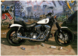 MOTO HARLEY DAVIDSON Lowrider (scan Recto-verso) QQ 1107 - Motorbikes