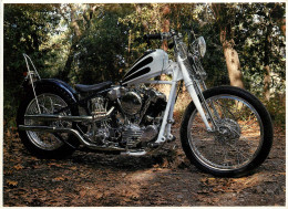 MOTO HARLEY DAVIDSON Chopper (scan Recto-verso) QQ 1107 - Moto