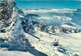 CHAMROUSSE Vue Générale Et Le Téléski  (scan Recto-verso) QQ 1105 - Chamrousse