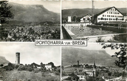 PONCHARRA Sur BREDA Vue Generale La Piscine (scan Recto-verso) QQ 1104 - Pontcharra