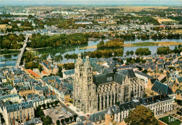 TOURS La Cathedrale Vue Aerienne (scan Recto-verso) QQ 1103 - Tours