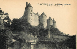 LUYNES Le Chateau Et Les Douves (scan Recto-verso) QQ 1102 - Luynes