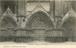 86 POITIERS , Facade De La Cathedrale Carte Vierge (scan Recto-verso) QQ 1150 - Poitiers