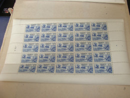 N° 607 En Feuille  De  25 Timbres Entières Neuves - Full Sheets