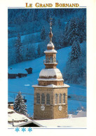 74 LE GRAND BORNAND Clocher Du Village Sous La Neige    (scan Recto-verso) QQ 1133 - Other & Unclassified