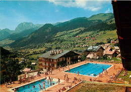 74 CHATEL. - STATION VILLAGE. - LE CENTRE NAUTIQUE Piscine  FACE A LA VALLEE D'ABONDANCE (scan Recto-verso) QQ 1133 - Châtel