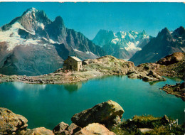 74 LE LAC BLANC  L'Aiguille Verte,Le Dru,Les Grandes Jorasses Et L'Aiguille De La Repub  (scan Recto-verso) QQ 1126 - Andere & Zonder Classificatie