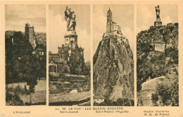 43 LE PUY En VELAY , Les Quatre Rochers , Multi-Vues  Carte VIERGE  (scan Recto-verso) QQ 1117 - Le Puy En Velay