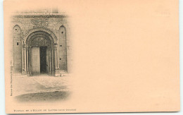 LAITRE SOUS AMANCE 54 PORTAIL DE L'EGLISE   (scan Recto-verso) QQ 1193 - Autres & Non Classés