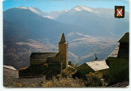 Environs De Mont Louis Et Font Romeu... Eglise De Sauto Sur Fond Des Pyrénées. ( Scan Recto Verso) Carte Rare  QQ 1183 - Otros & Sin Clasificación