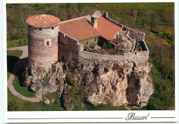 CHATEAU FEODAL DE BUSSEOL VUE AERIENNE  (scan Recto-verso) QQ 1178 - Other & Unclassified