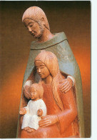 LILLE . DIOCESE DE LILLE . VIERGE A L ENFANT  Yves Le Pape Sculpteur Tours  Art Religieux  (scan Recto-verso) QQ 1173 - Lille