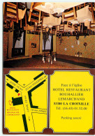 53 LA CROIXILLE. Hôtel Restaurant Bouhallier Lemarchand    (scan Recto-verso) QQ 1166 - Otros & Sin Clasificación