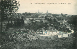 89 - AVALLON - VUE GENERALE PRISE DE LA MORLANDE -N°37 EDSA  Carte  Vierge  (scan Recto-verso) QQ 1158 - Avallon